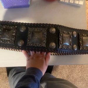 Western concho belt